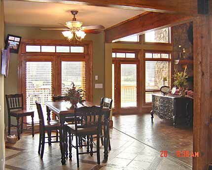 CreativeHousePlans.com Model P-801 nook area picture. 